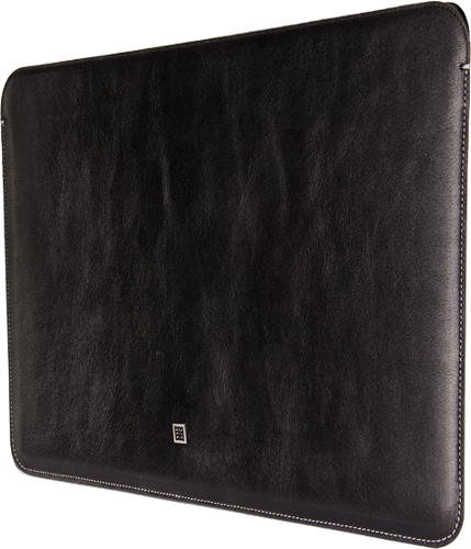 MacBook Air Nero Black Premium Leather Sleeve - VORYA