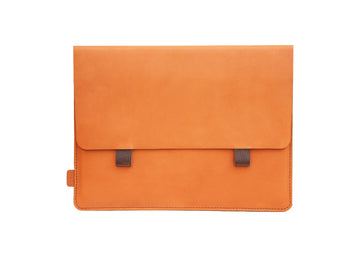 Amsterdam Tan Premium Genuine Leather Pouch/ Sleeve/ cover for iPad mini- 8