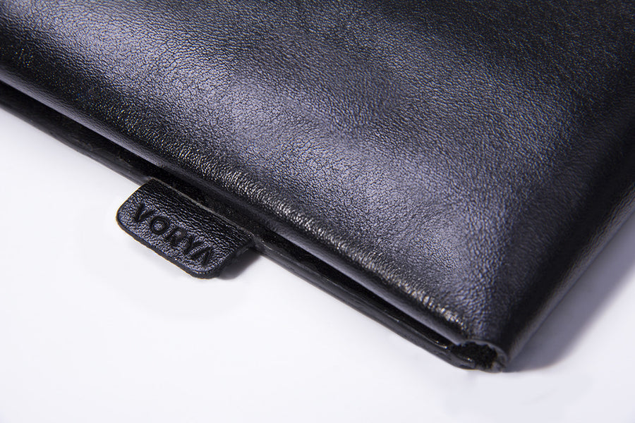 Nero Black Premium Leather Cover for MacBook Retina 13