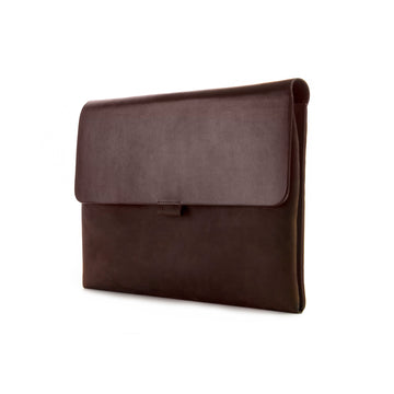 Chocolate Brown Premium Leather Cover for MacBook Retina 13