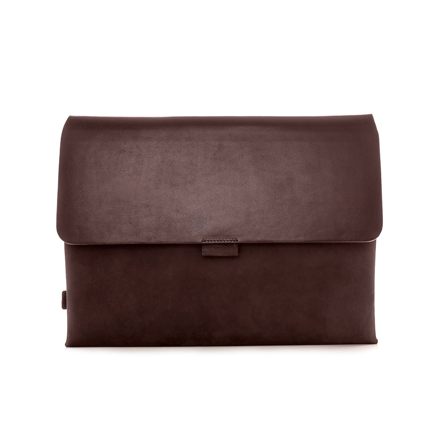 Chocolate Brown Premium Leather Cover for MacBook Retina 13