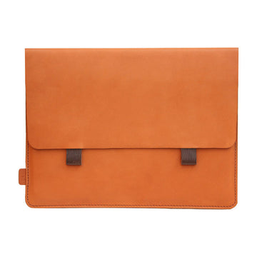 Toffee Premium Genuine Leather Pouch/ Sleeve/ cover for iPad Air- 10