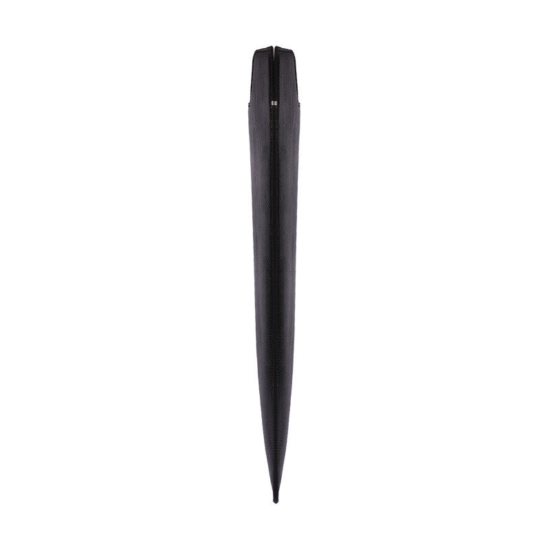 Premium Genuine Black Lizard Leather Sleeve Pouch for iPad - VORYA