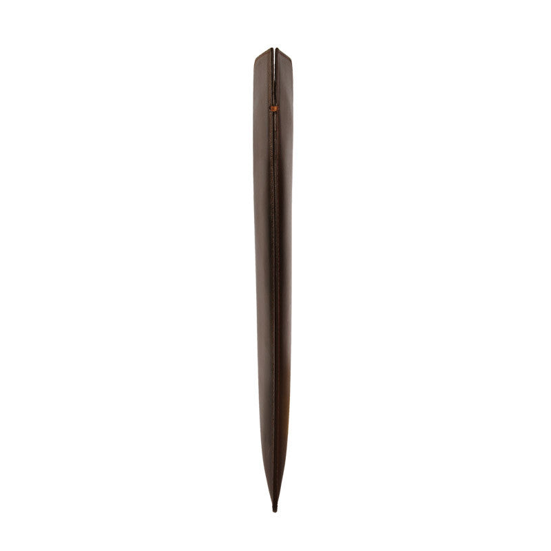 Premium Genuine Dark Brown Cowboy Leather Sleeve Pouch for iPad - VORYA